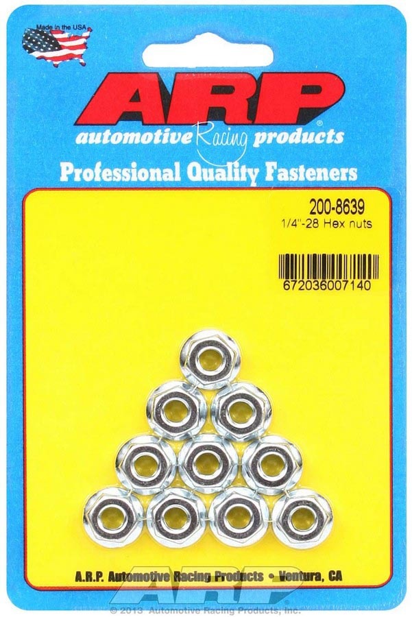 Hex Nuts - 1/4-28 (10) - 2008639