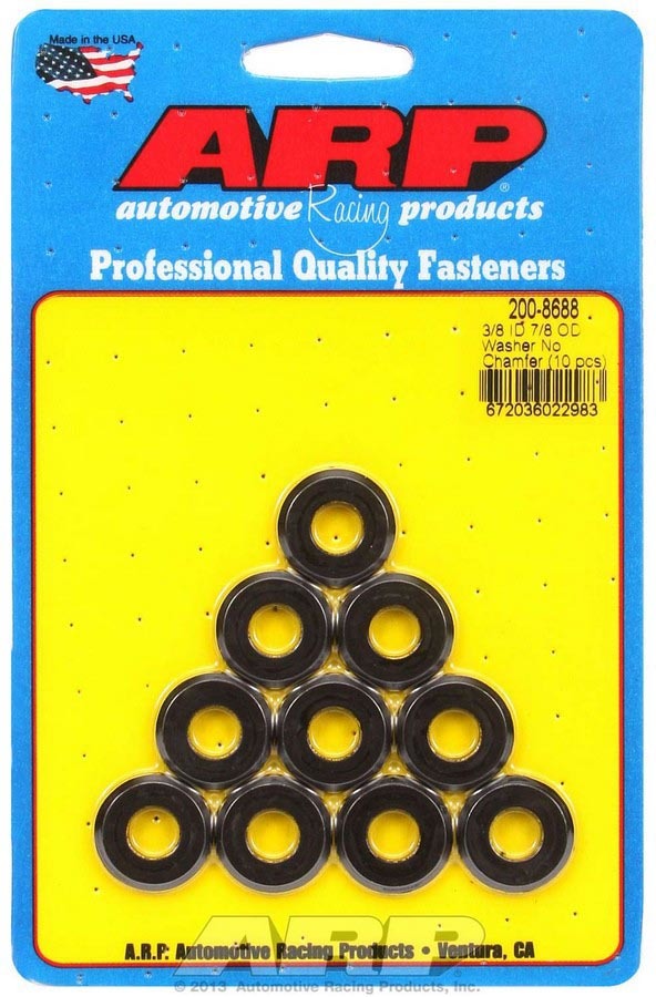 Black Washers - 3/8 ID x 7/8 OD (10) - 2008688