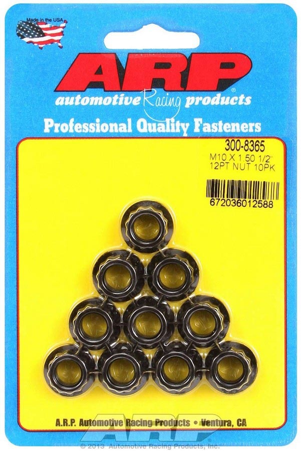 10mm x 1.50 12pt. Nuts (10) - 3008365