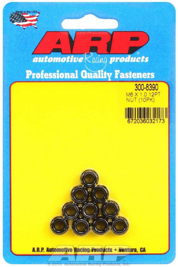 6mm x 1.00 12pt. Nuts (10) - 3008390