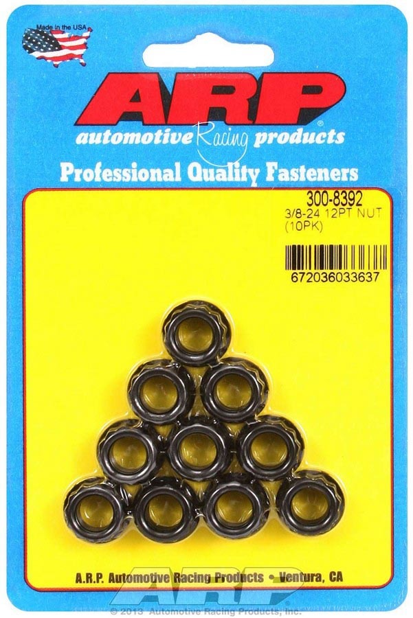 3/8-24 12pt. Nuts (10) - 3008392