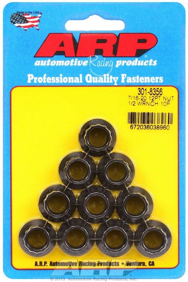 7/16-20 12pt Nuts (10pk) - 3018356