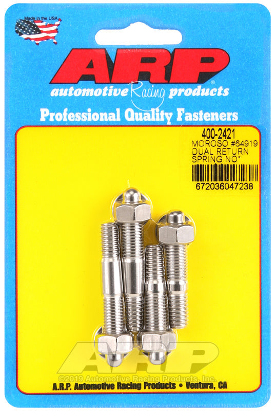 SS Carb Studs No Spacer Plate - 4002421