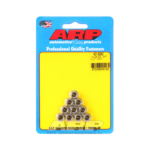 1/4-20 SS 12pt Nut Kit (10pk) - 4018340