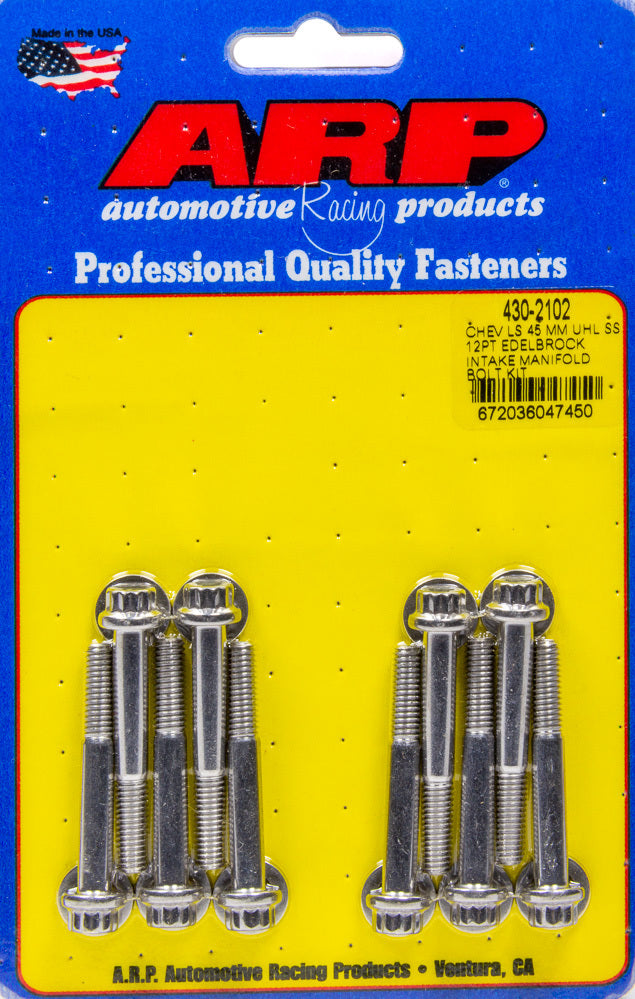 Intake Manifold Bolt Kit GM LS w/Edelbrock Intake - 4302102