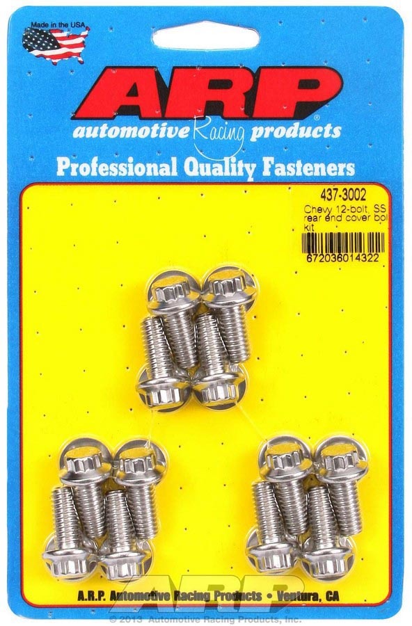 S/S Rear End Cover Bolt Kit - 12-Bolt Chevy - 4373002