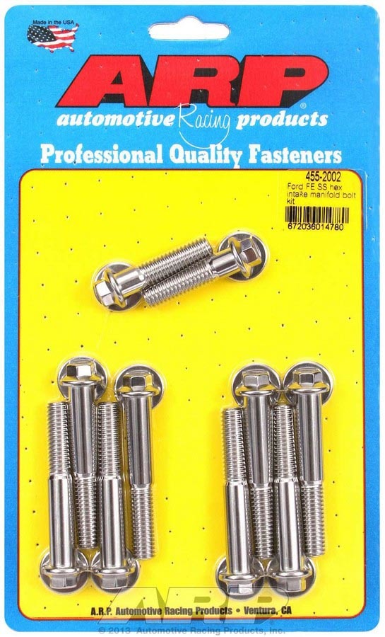BBF S/S Intake Bolt Kit 6pt. - 4552002