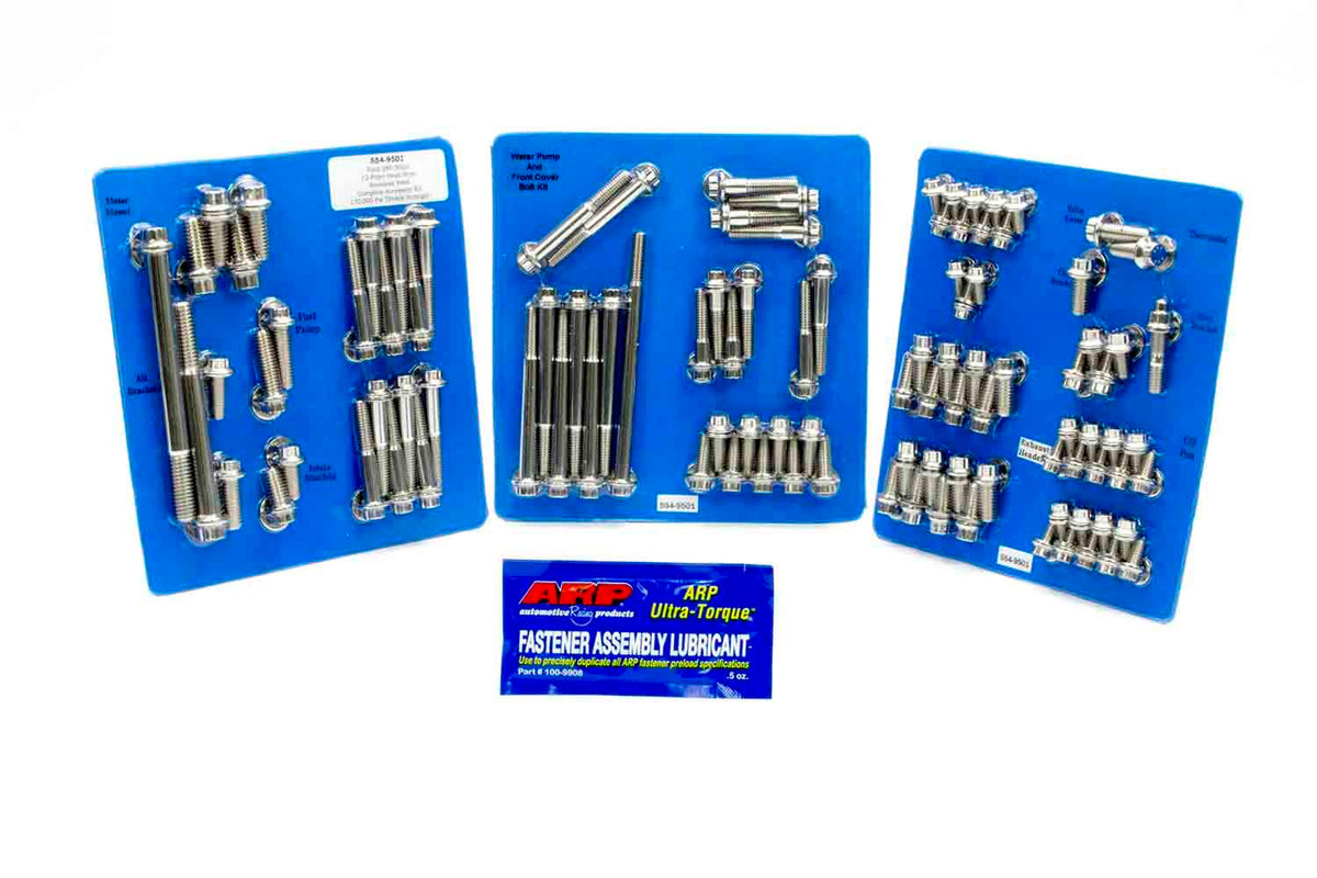 Engine Bolt Kit SBF 12-Point Stainless - 5549501