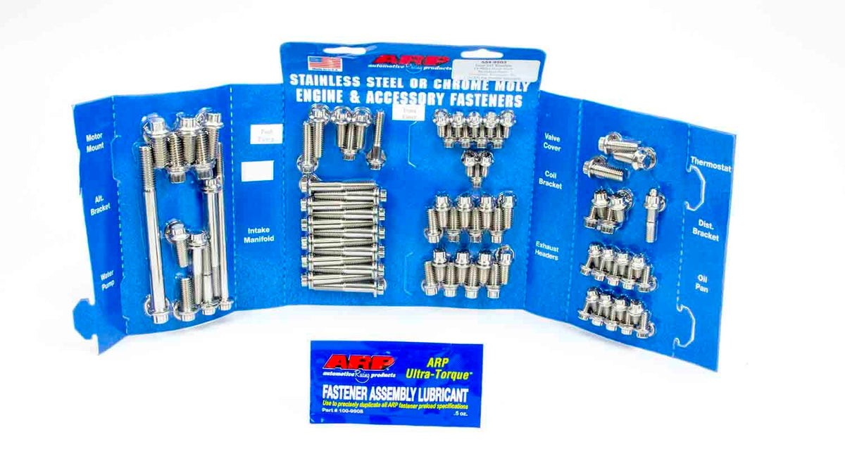 Engine Blt Kit 351W 12-Point Stainless - 5549503