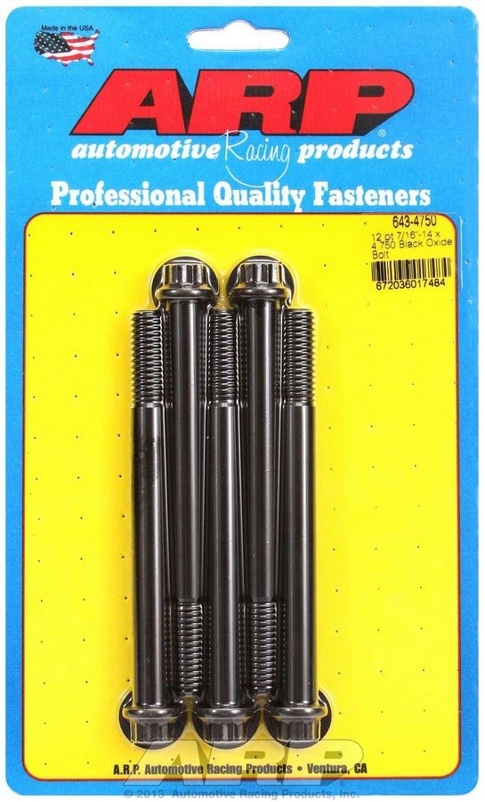 Bolt Kit 12pt 5pk 7/16-14 x 4.750 - 6434750
