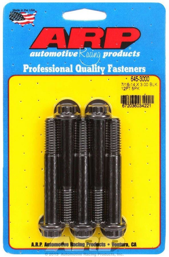Bolt Kit 12pt 5pk 7/16-14 x 3.000 - 6453000