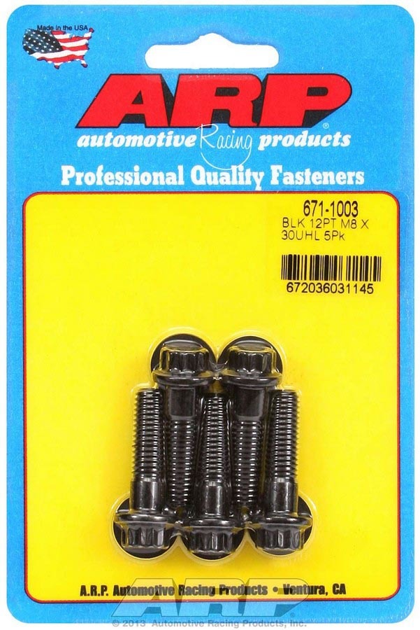 Bolt Kit - 12pt. (5) 8mm x 1.25 x 30mm - 6711003