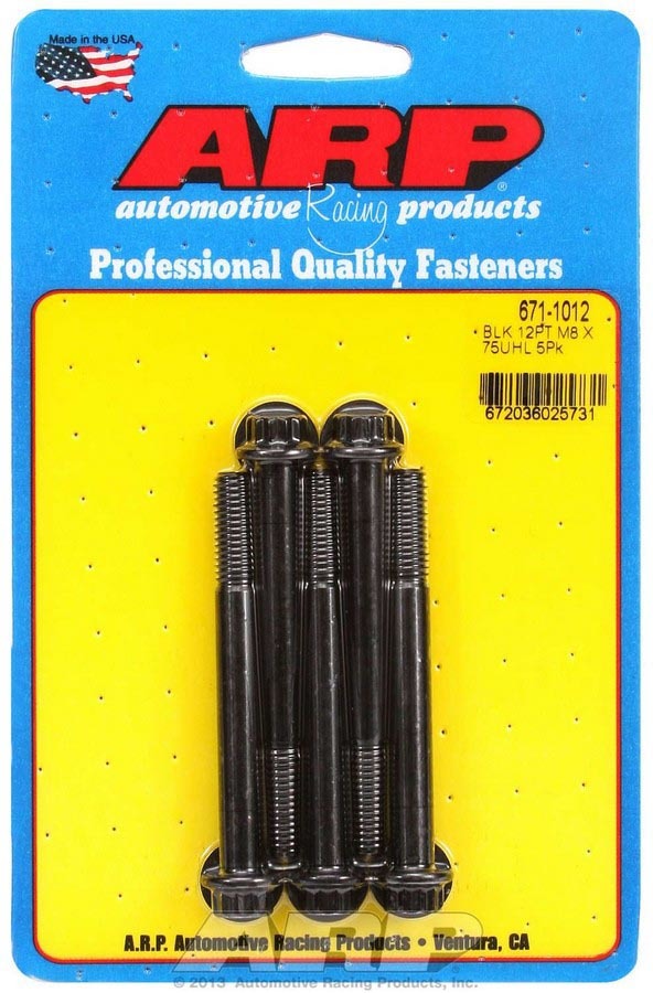 Bolt Kit - 12pt. (5) 8mm x 1.25 x 75mm - 6711012
