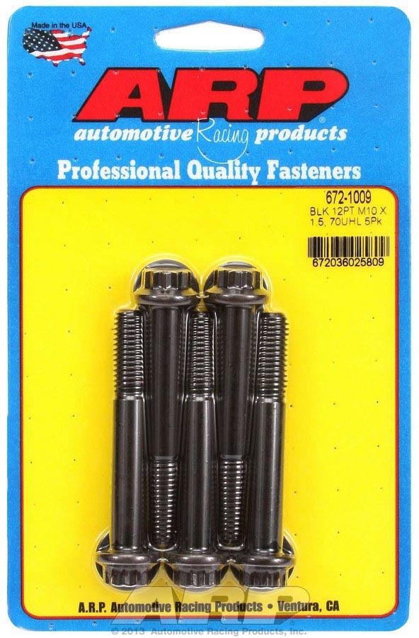 Bolt Kit - 12pt. (5) 10mm x 1.5 x 70mm - 6721009