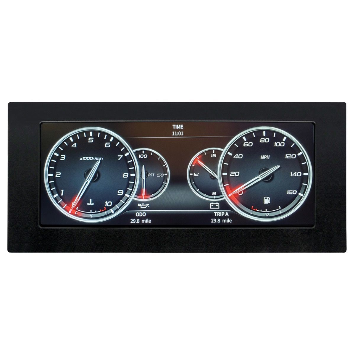8.8 Color Digital Dash Universal Panel Mount - 7400