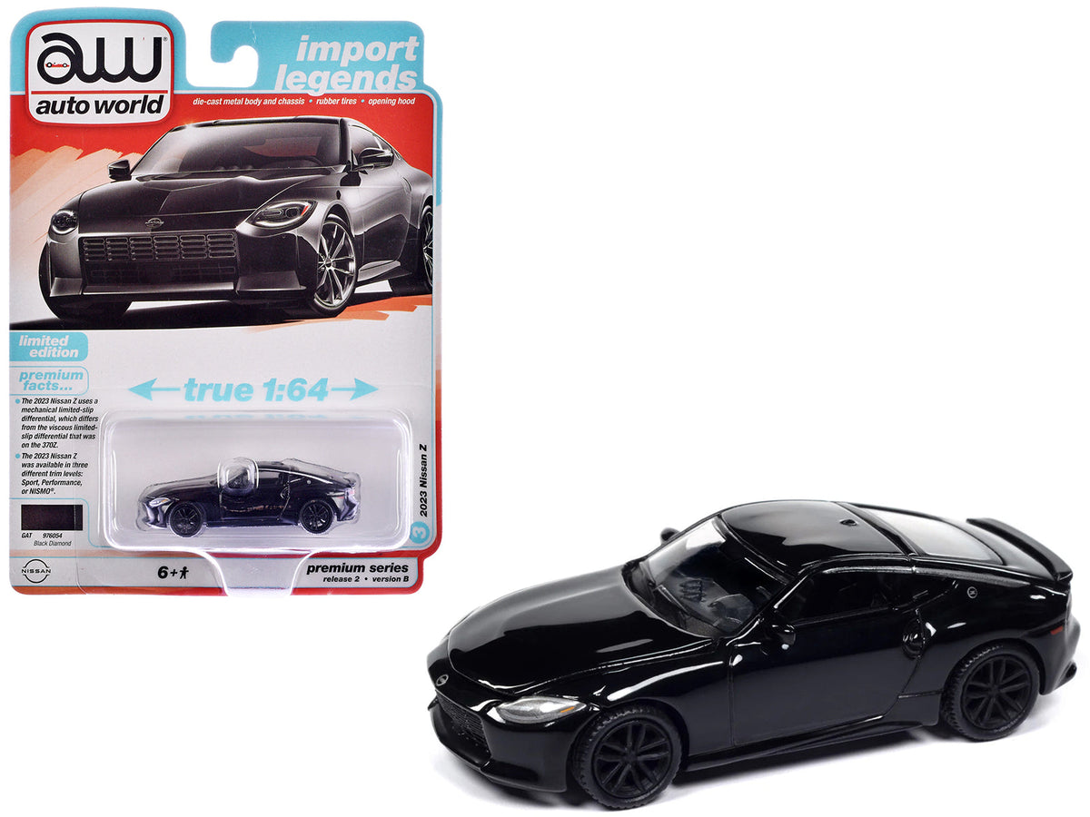 Rapid Vehicles 2023 Nissan Z Black Diamond "Import Legends" Series 1/64 Diecast Model Car by Auto...