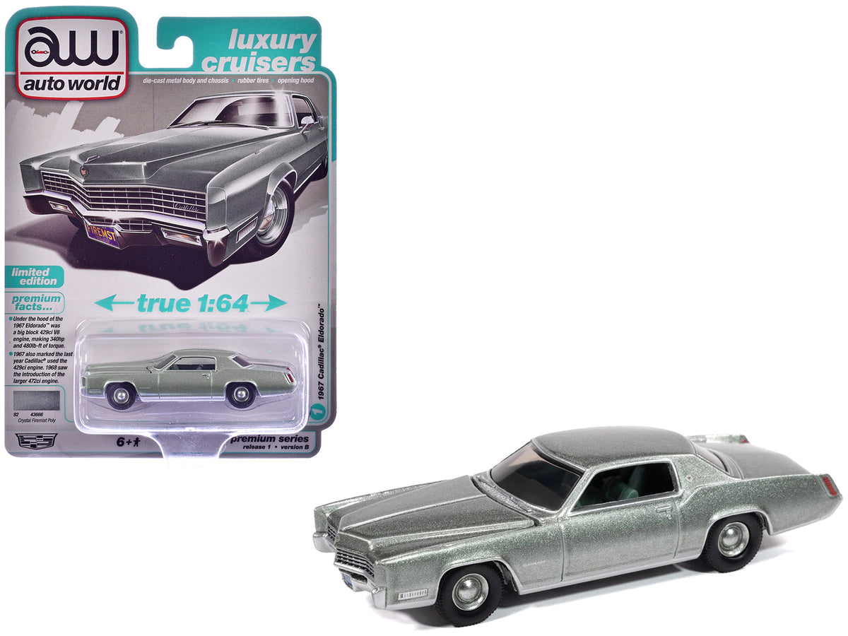 Rapid Vehicles 1967 Cadillac Eldorado Crystal Firemist Metallic with Green Interior "Luxury...