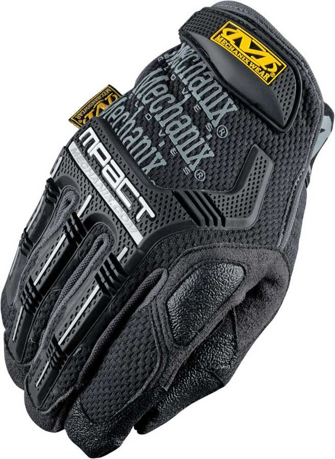 M-pact Gloves Black Lrg - MPT58010