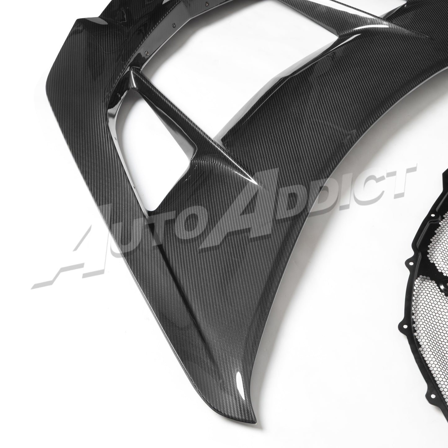 Auto Addict USA double sided carbon fiber hood for 2025-2026 Corvette ZR1