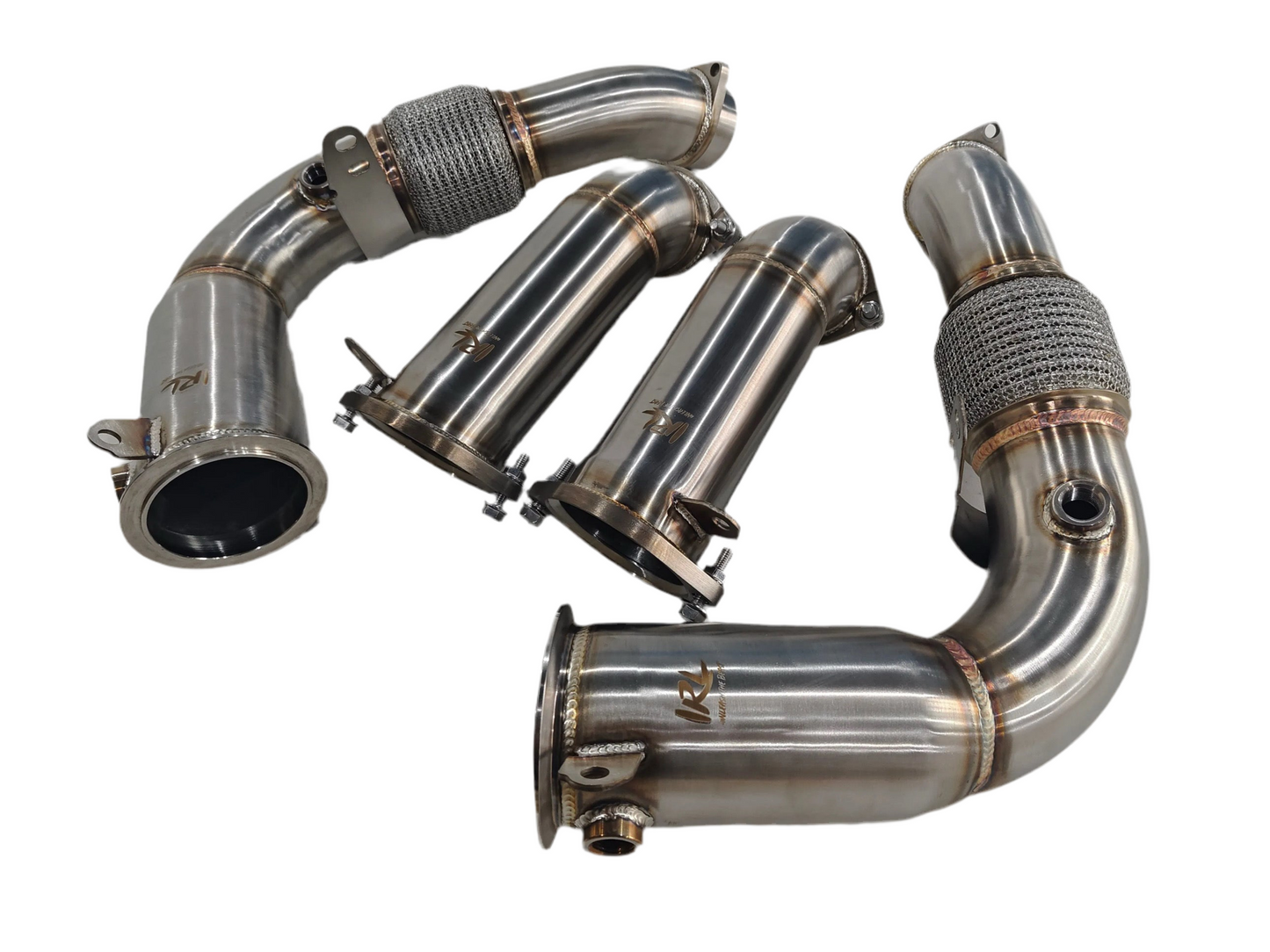 IRL G90 G99 M5 MaxFlow Race Downpipes