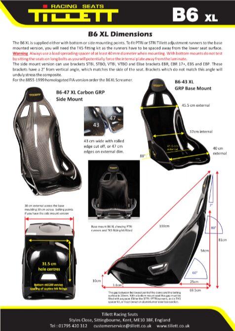 T1 Tillett B6 XL