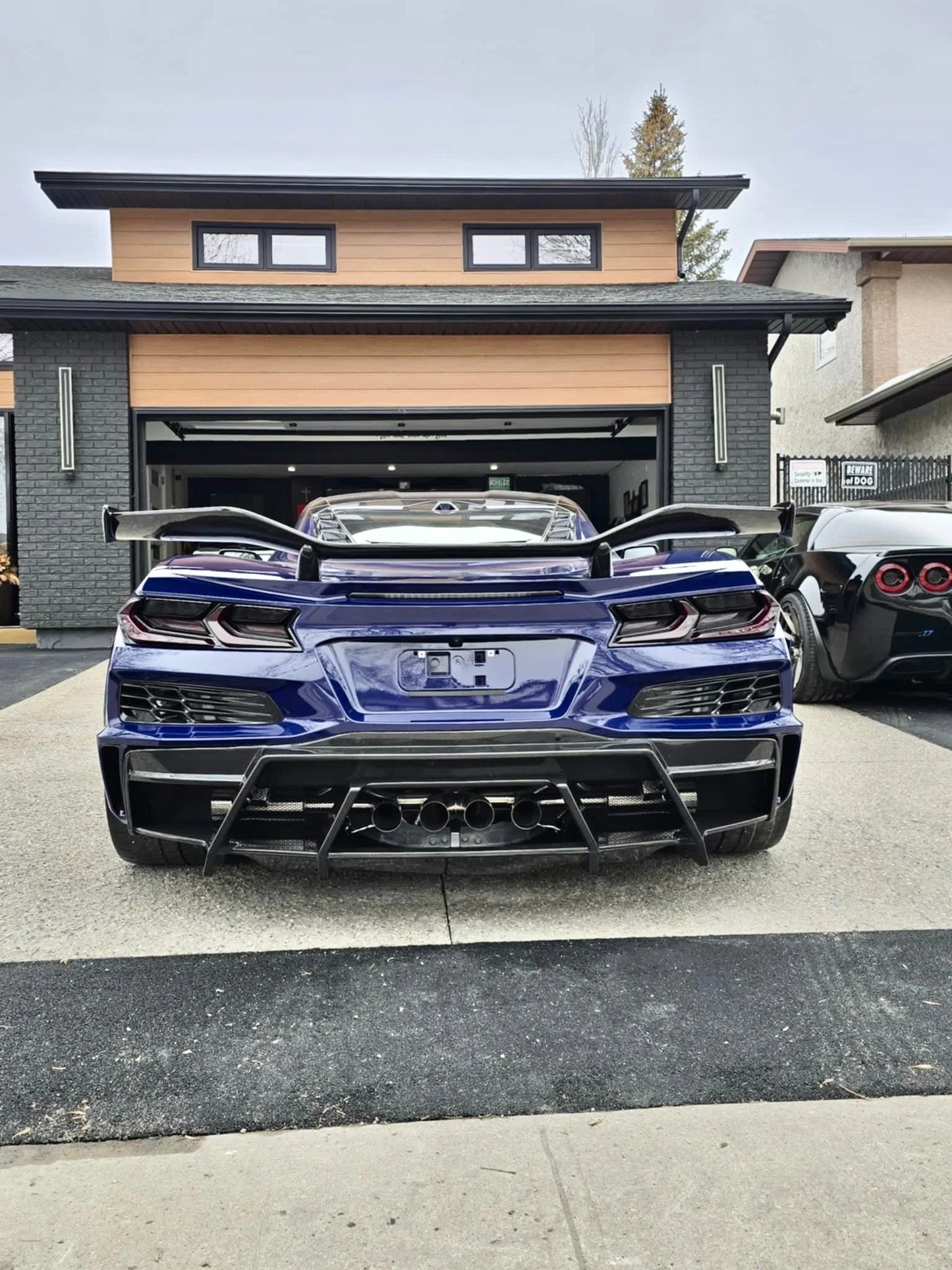 Z07R Rear Diffuser | C8 Z06/Eray/Stingray/ZR1/GS/GSX Fitment | 2x2 V Weave Carbon