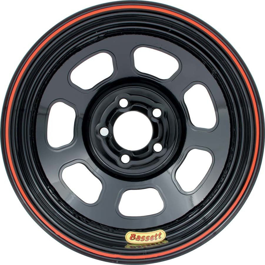Wheel 14x7 D-Hole 5x100mm 2in BS Black - 47SN2