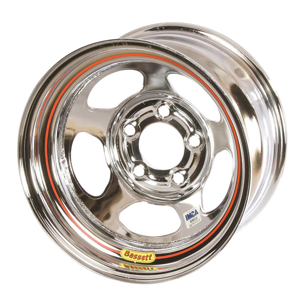 15x8 IMCA Chrome Inertia 5x5 - 58A52IC