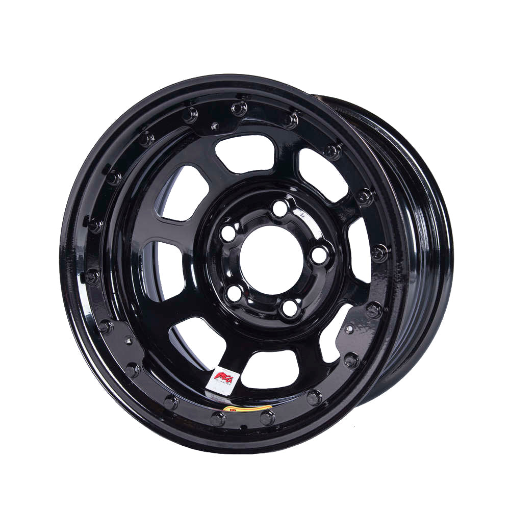 15x8 IMCA B/Lock Wheel Black D-Hole 5x5 - 58D52ILK