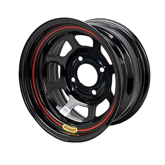 15x8 5x5 Black Spun 4.5in BS - 58S545