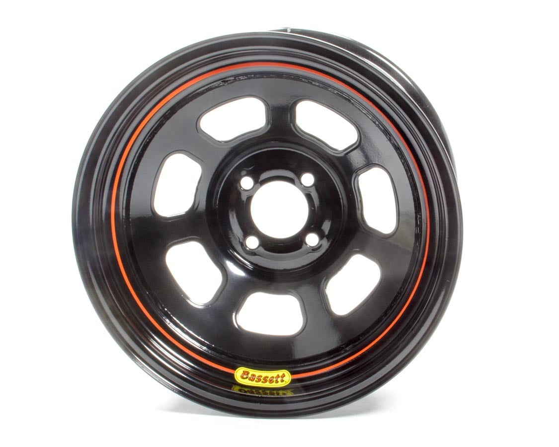 Wheel 15x8 D-Hole 4x100 mm 4in BS Black - 58SH4
