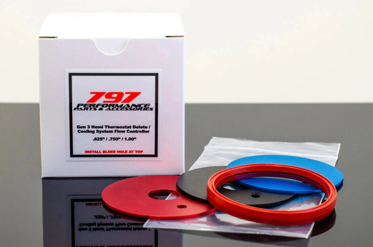 797 Performance, LLC 797 Performance Thermostat Delete Coolant Flow Controller Kit 05-23 Hemi...