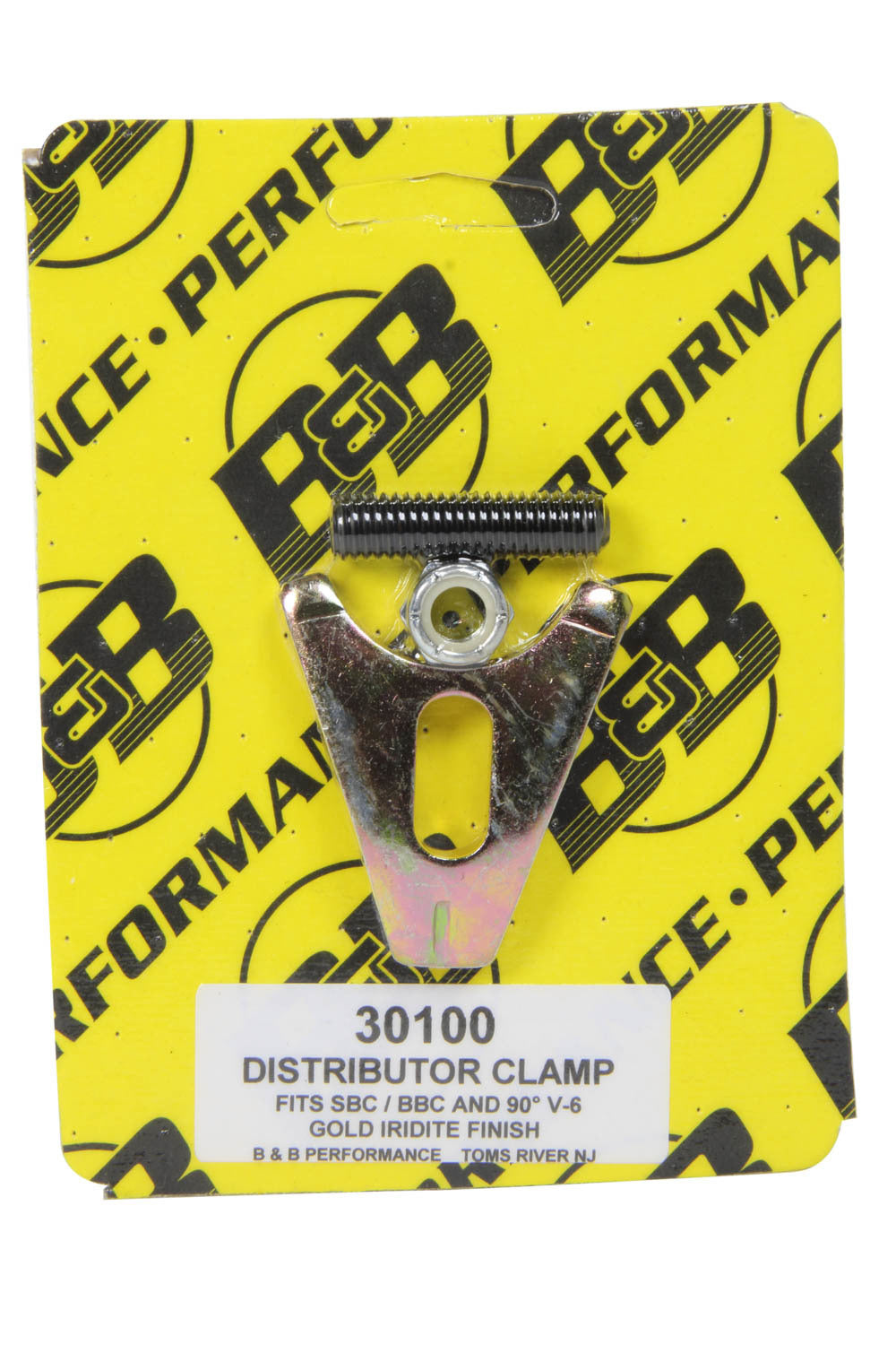 Distributor Clamp - Chevy V8- Gold - 30100