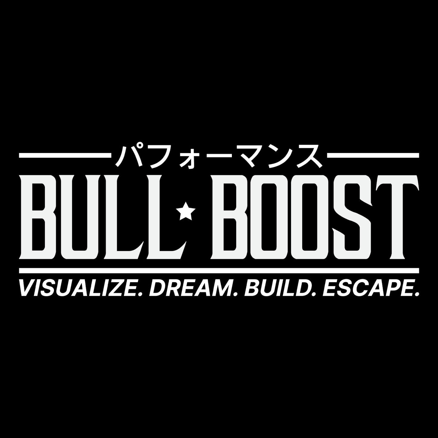 Bull Boost Visualize Vinyl Window Sticker