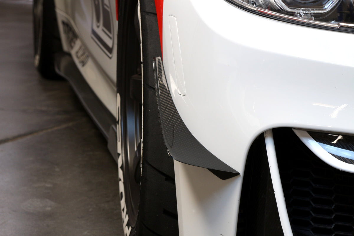 Carbon Fiber Front Bumper Canards - BMW F82 M4 / F80 M3