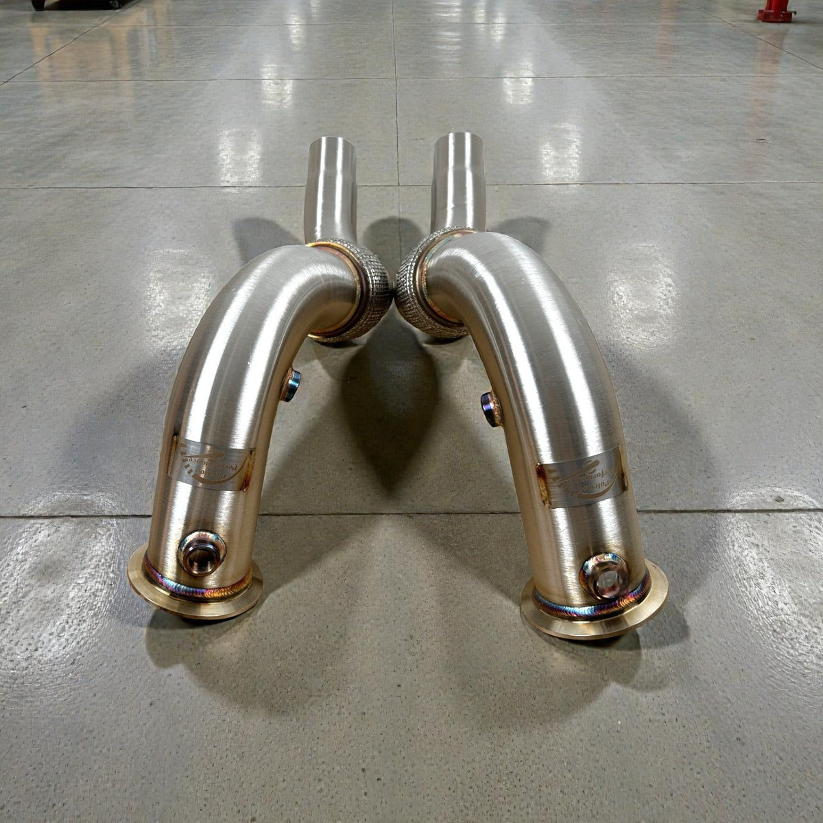 Palenon Performance BMW N63 & N63TU Catless Race Downpipes for 550i, 650i, 750i, Alpina B6 B7,...