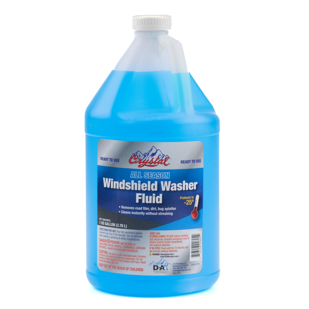 Windshield Washer Fluid -25F 1 Gallon - BPO6KCRYWWASH