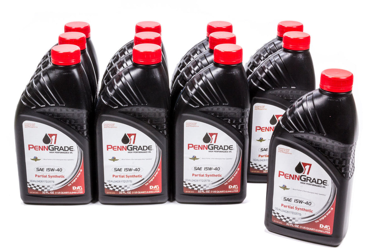 15w40 Racing Oil Cs/12Qt Partial Synthetic - 71586