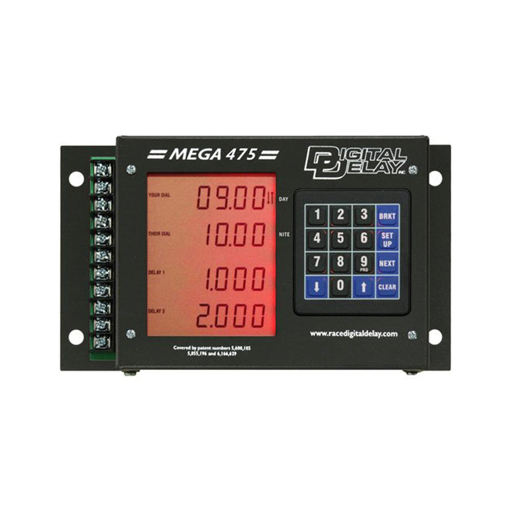 MEGA 475 Delay Box wo/ Dial Board - Black/Red - 1095BR