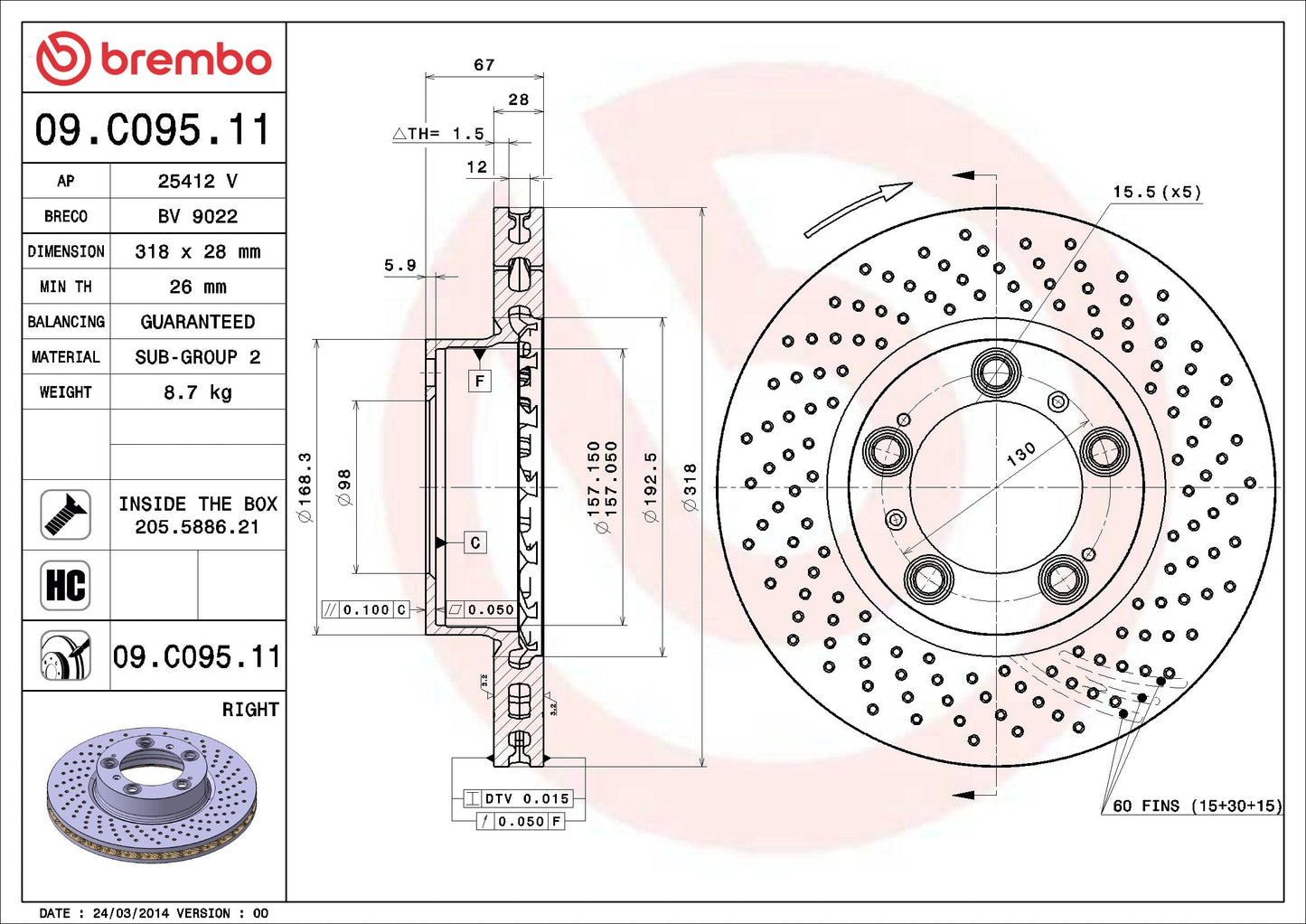 Brembo 09.C095.11