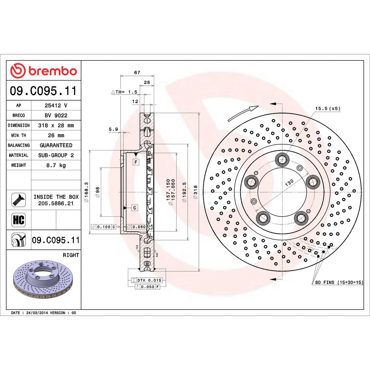 Brembo 09.C095.11