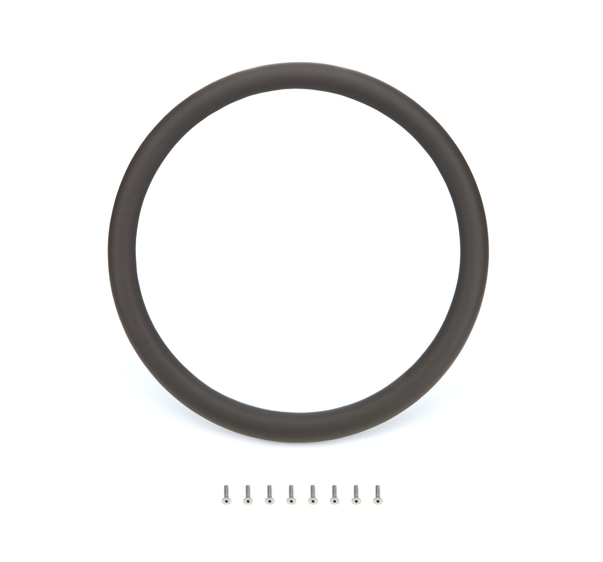 Leather Ring Dark Grey - 29004