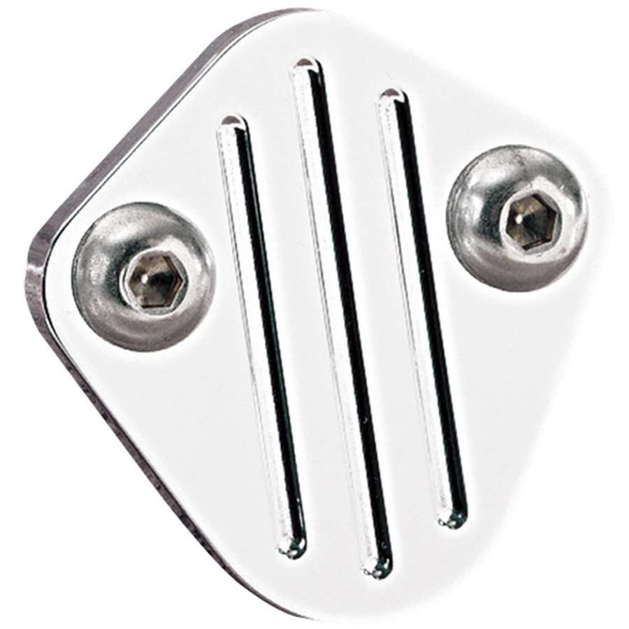 BBC Fuel Pump Block Off Polished - 41220