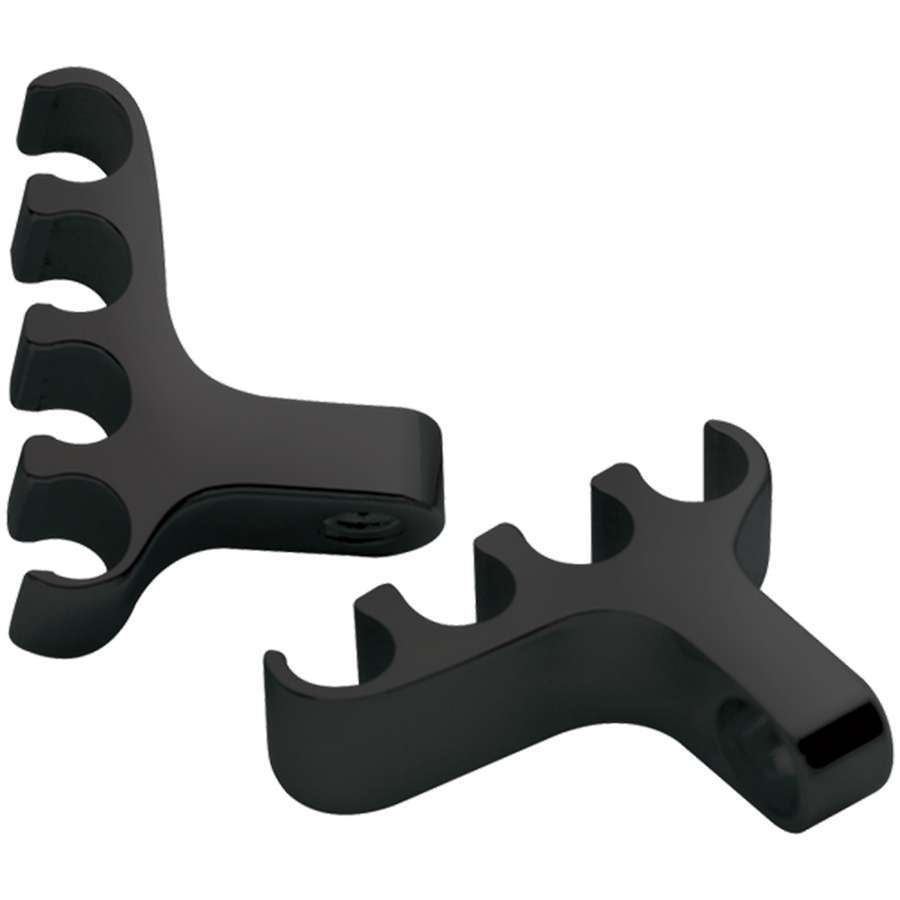 4 Wire Separator Valve Cover Mount Black Pair - 69784