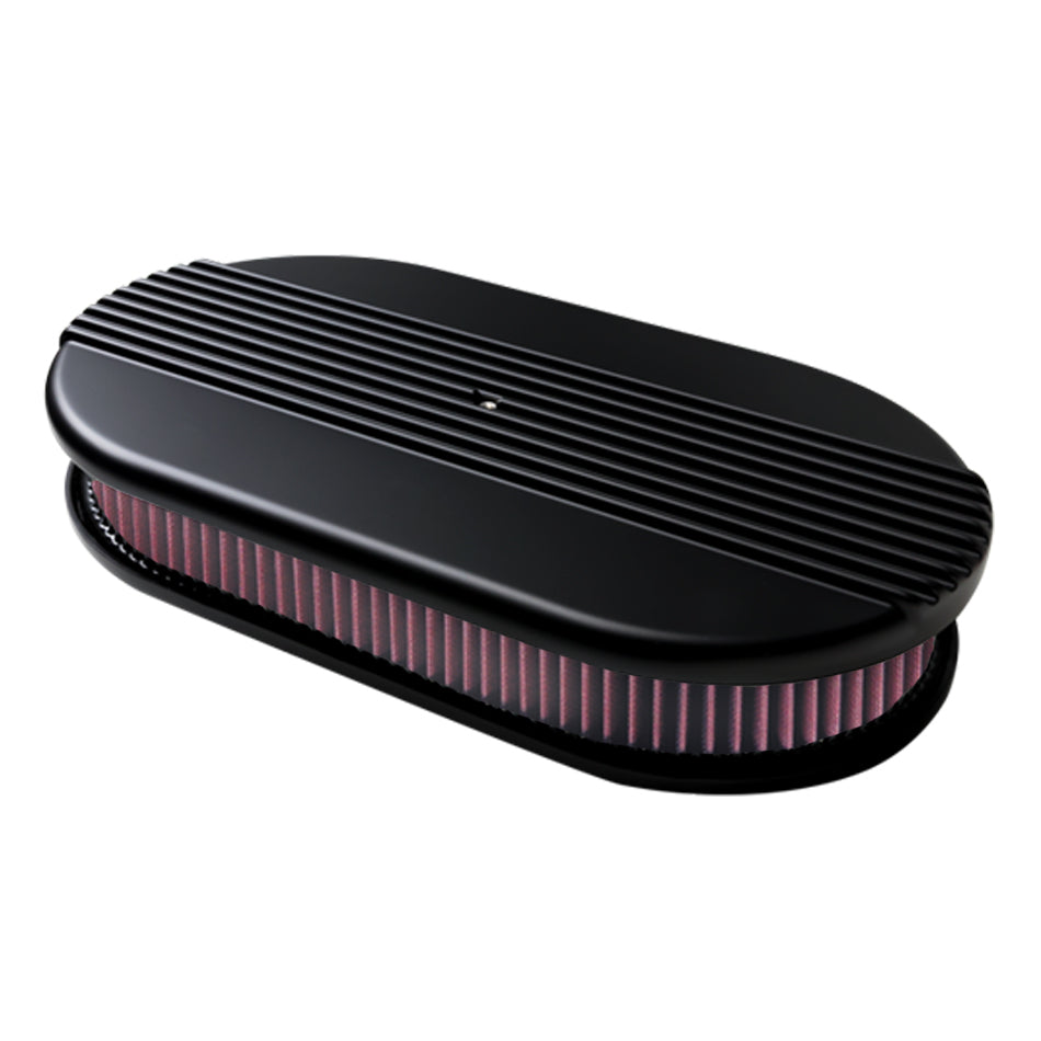 Air Cln Dl Quad Ribbed Black - BLK15650