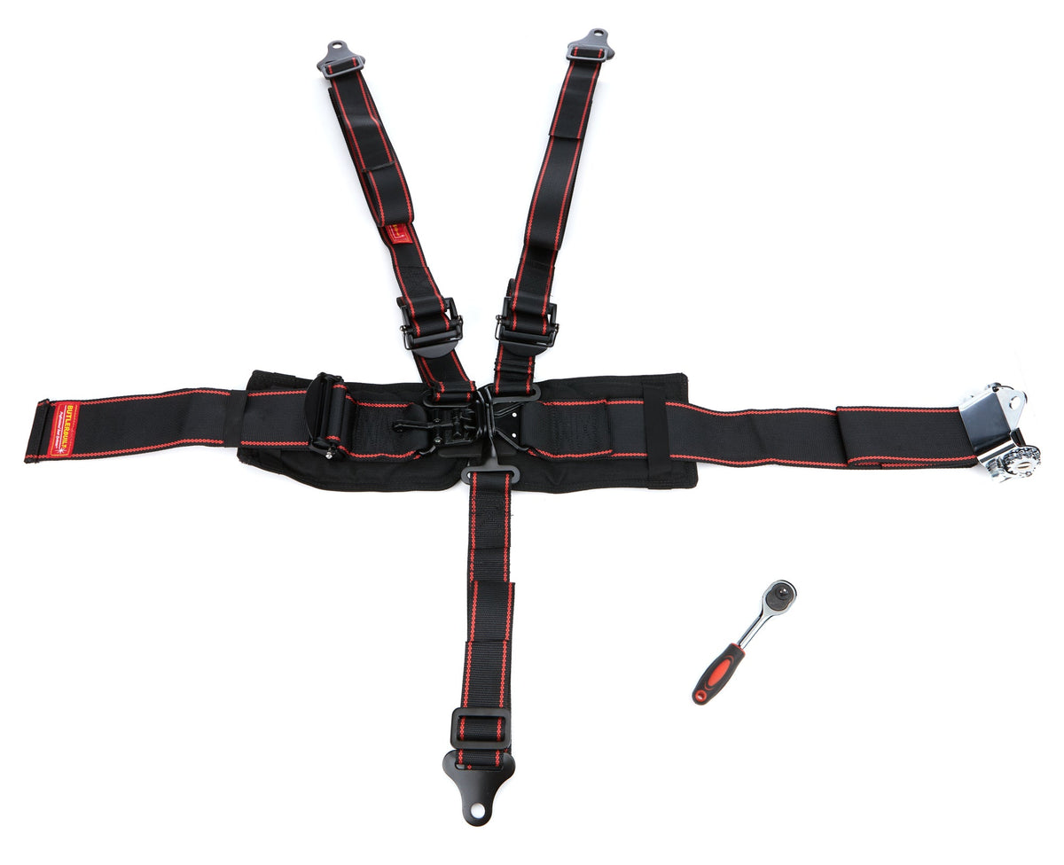 Harness Elite 5pt L&L P/U Ratchet Black - BB1220916