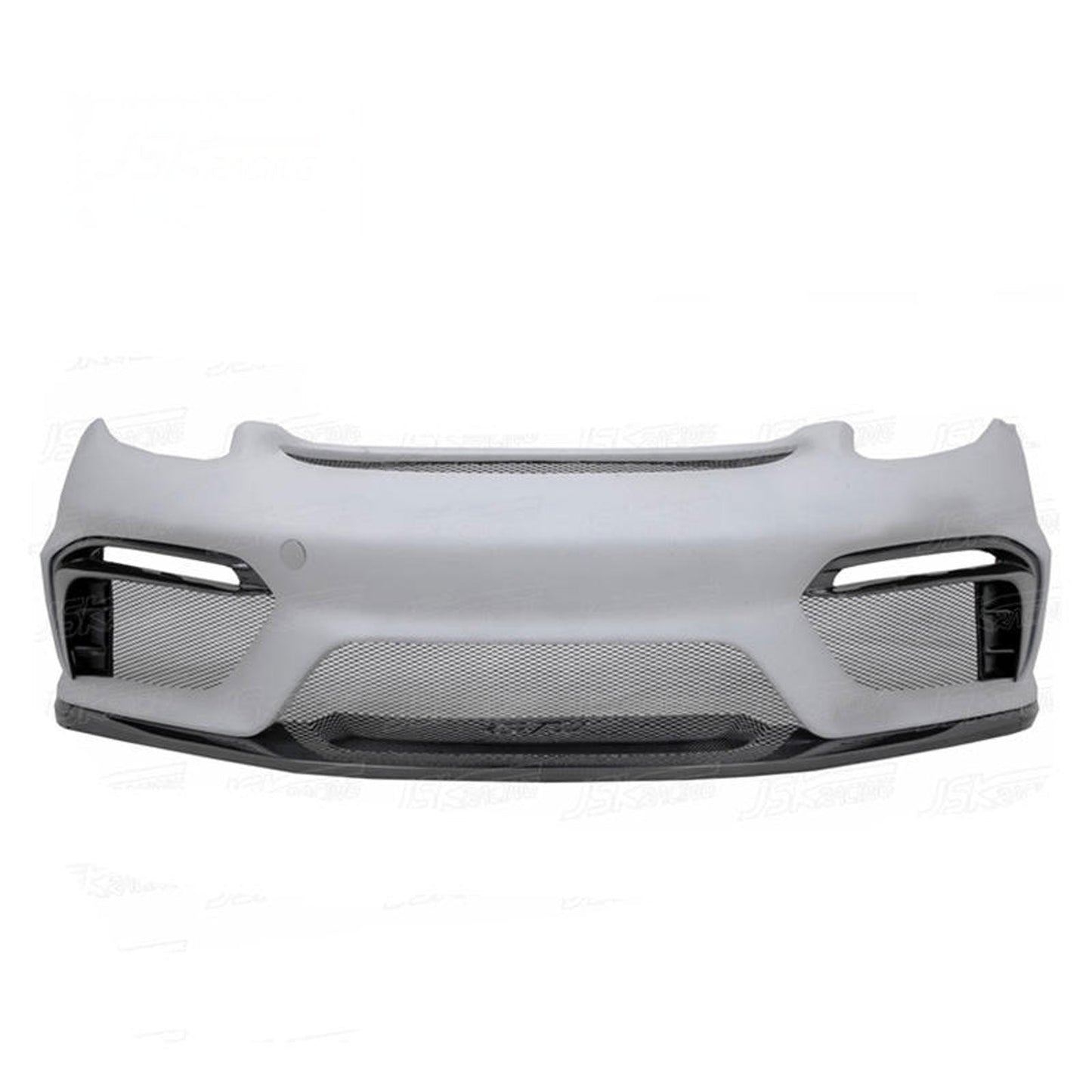 GT4 Style Half Carbon Fiber Front Bumper for Porsche Cayman 981 13-15