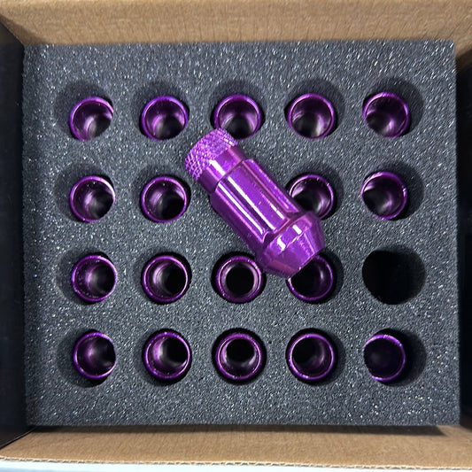 Speedzone Performance LLC NNR type-D lug nuts 12x1.5 purple      NNR-LN-RDS1215PR