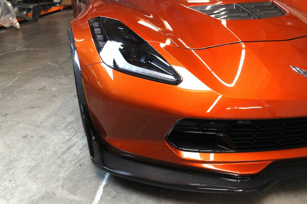 Carbon Fiber Front Airdam/ Lip-Chevrolet Corvette C7/ C7 Z06