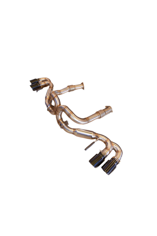 Speedzone Performance LLC SPDZ1 Catback Exhaust For Chevrolet Corvette C8 2020+ Black Tips 6.2L...